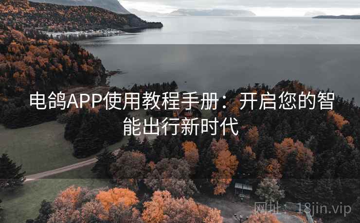 电鸽APP使用教程手册：开启您的智能出行新时代